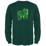 Henna Mountain Gorilla Jungle Splatter Mens Long Sleeve T Shirt