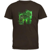 Henna Mountain Gorilla Jungle Splatter Mens T Shirt