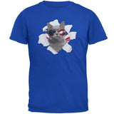 4th of July Meowica Americat Patriot Mens T Shirt