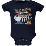 Bad to the Bone Pirate Fish Soft Baby One Piece