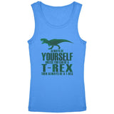 Jurassic Always Be Yourself T-Rex Youth Girls Tank Top