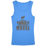 Always Be Yourself Moose Youth Girls Tank Top