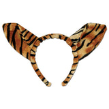 Halloween Costume Tiger All Over Womens Costume T Shirt with Tiger Ears Headband