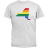 New York LGBT Gay Pride Rainbow Black Adult T-Shirt