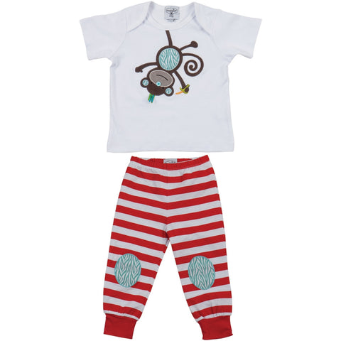 Monkey Hanging Upside Down Infant Play Set