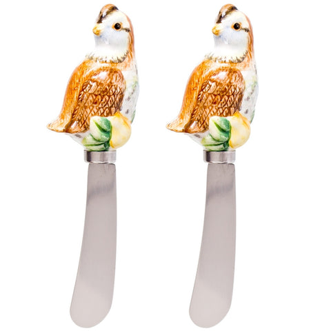 Partridge Body Handle Set of Two Spreaders