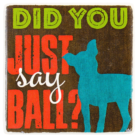 Jack Russel Did You Just Say Ball Ceramic Refrigerator Magnet