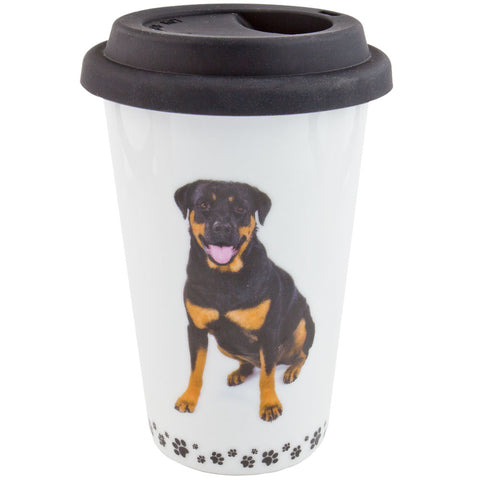 Rottweiler Profile Porcelain Mug