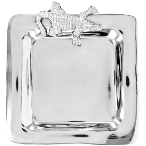 Crocodile Textured Square Dish