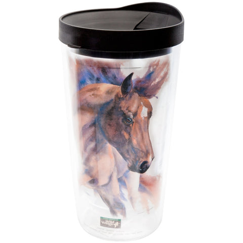 Horse With Head Turned Wall Acrylic Tumbler