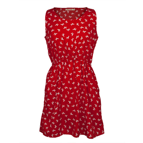 Poodles All-Over Women's Short Dress