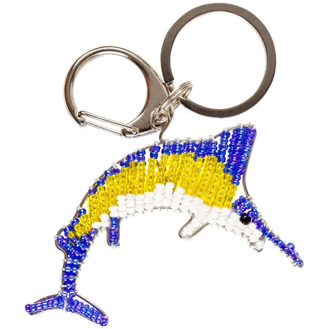 Marlin Body Beaded Keychain