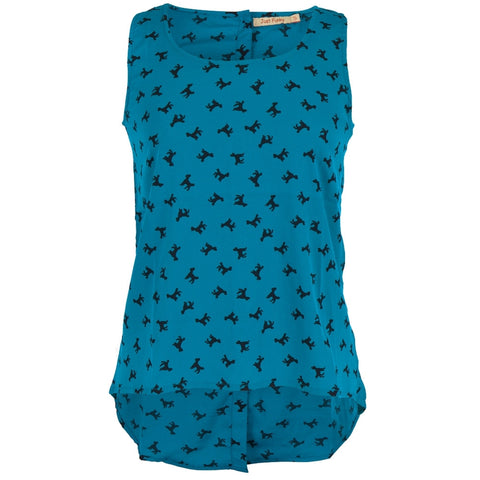 Poodles All-Over Women's Blouse