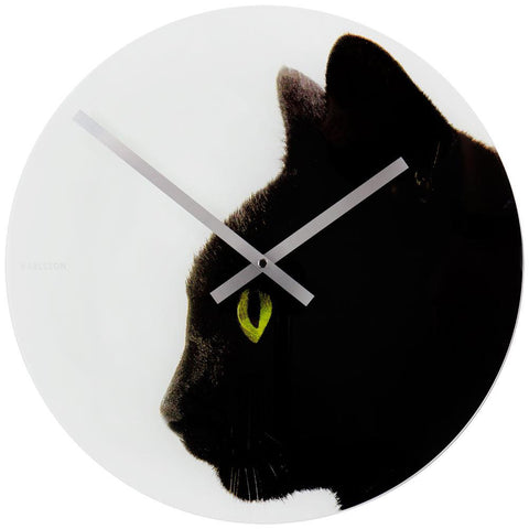 Furry Friends Kitty Wall Clock