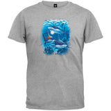 Sharks With Sunglasses Light Blue T-Shirt