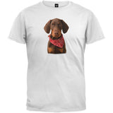 Dachshund Bandana White T-Shirt