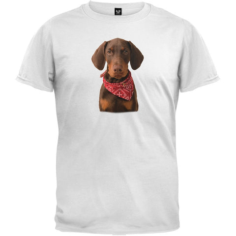Dachshund Bandana White T-Shirt