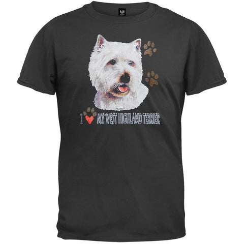 I Paw My West Highland Terrier Black T-Shirt