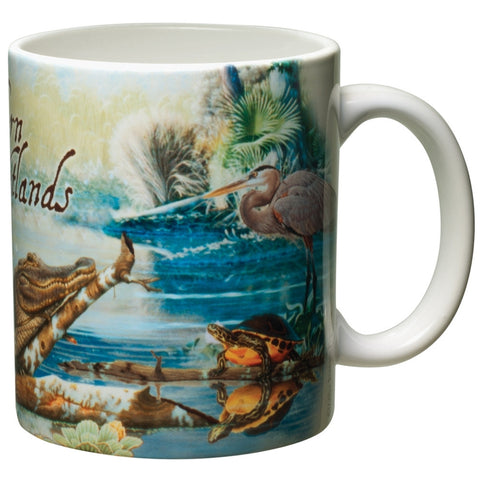 Southern Wetlands White Ceramic Mug