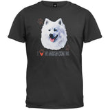 I Paw My American Eskimo Dog Black T-Shirt