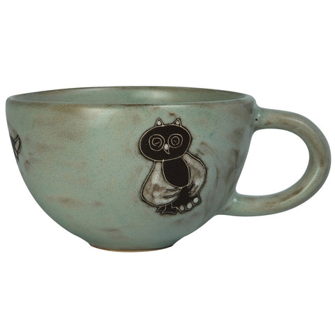 Owl Flying Latte Cup