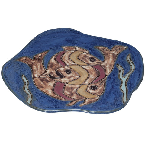 Fish and Seaweed Wave Dinner Plate