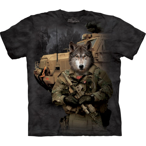 Wolf in Combat Gear T-Shirt