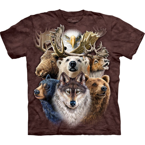 Northern Wildlife Collage T-Shirt