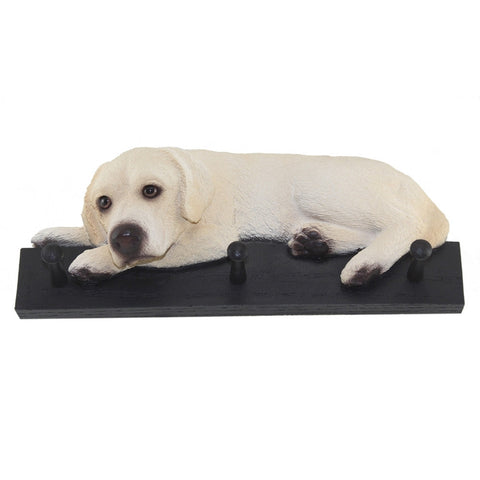 Yellow Labrador Dog Leash and Kitchen Holder