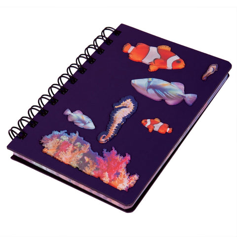 Clown Fish Swimming Small Acrylic Journal