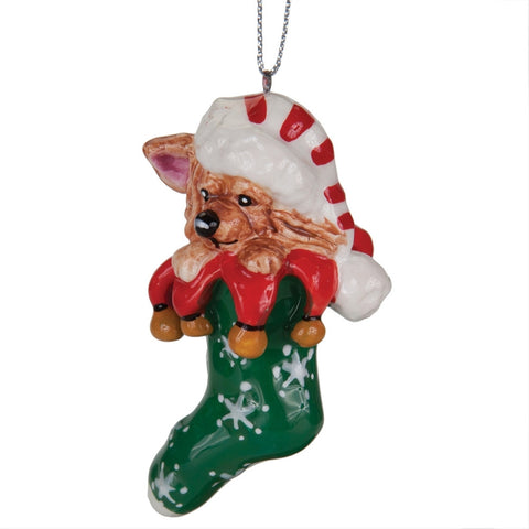 Calypso the Chihuahua Christmas Ornament