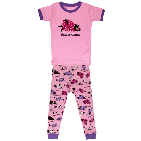 Bear Hiberarnating Juvy Pajama Set