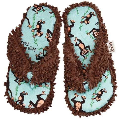 Monkey Wild Things Women's Spa Slippers