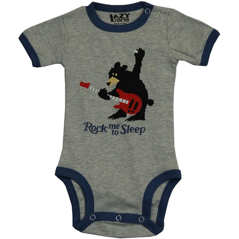 Bear Rock Me to Sleep Baby One Piece