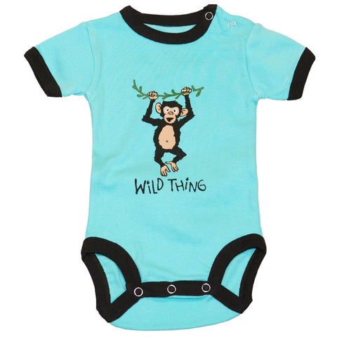 Monkey Wild Thing Baby One Piece
