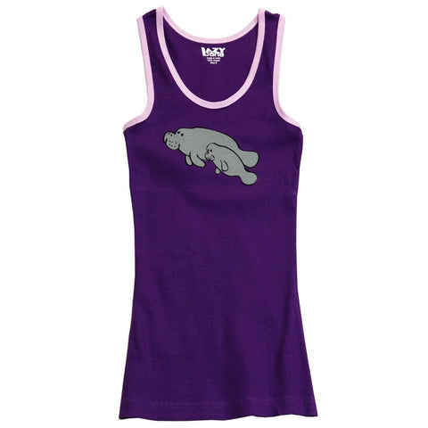 Manatee and Baby Juniors Tank Top