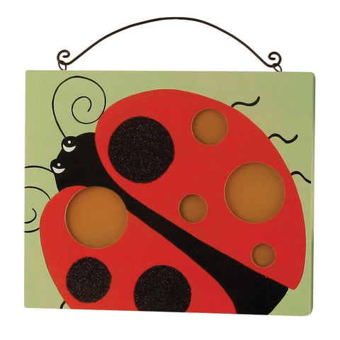 Ladybug Wall Plaque with Lights