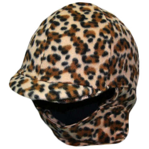 Equestrian Animal Print Fleece Helmet Cover