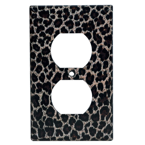 Leopard Print Outlet Cover