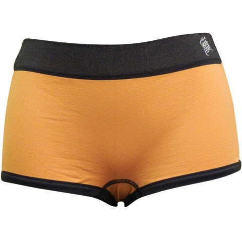 Wild Habitat Gold Leopard Plain Women's Boy Shorts