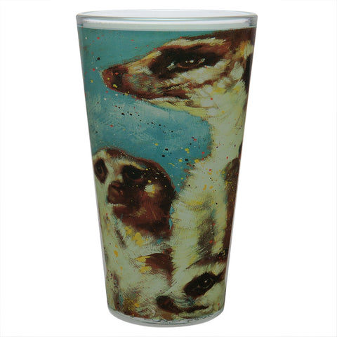 Stephen Fishwick Meerkat Pint Glass