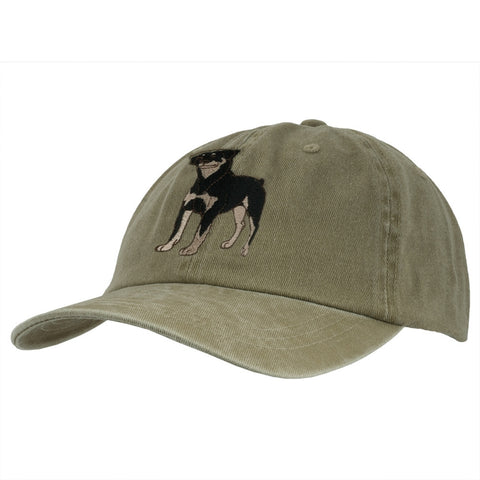 Black & Tan Rottweiler Adjustable Baseball Cap