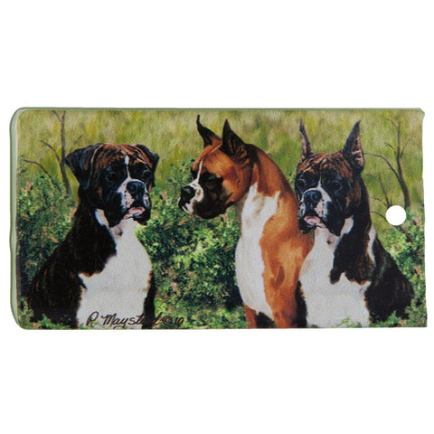 Boxer Portrait Bag Tag