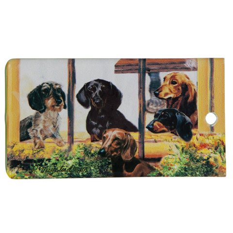 Dachshund Portrait Bag Tag