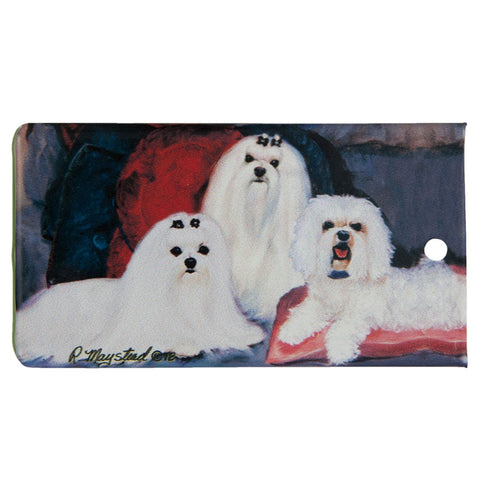 Maltese Portrait Bag Tag