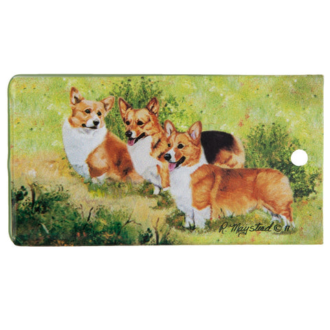 Welsh Corgi Portrait Bag Tag