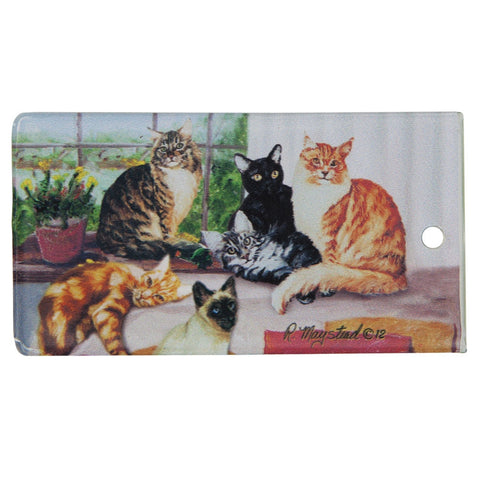 Cats Portrait Bag Tag
