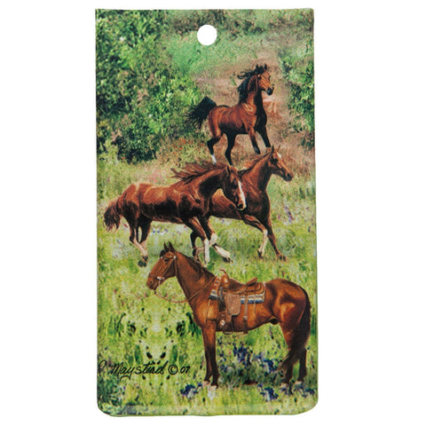 Horses Portrait Bag Tag