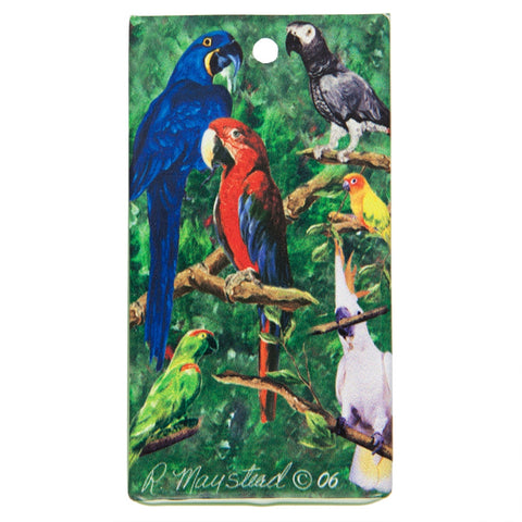 Birds Portrait Bag Tag