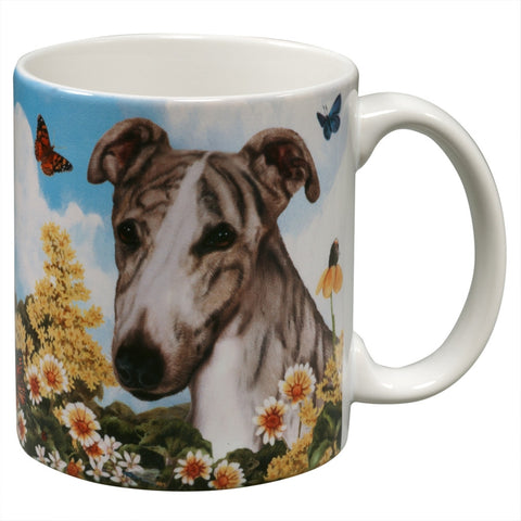 Greyhound Garden Party Fun Mug